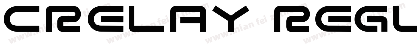 Crelay Regular字体转换